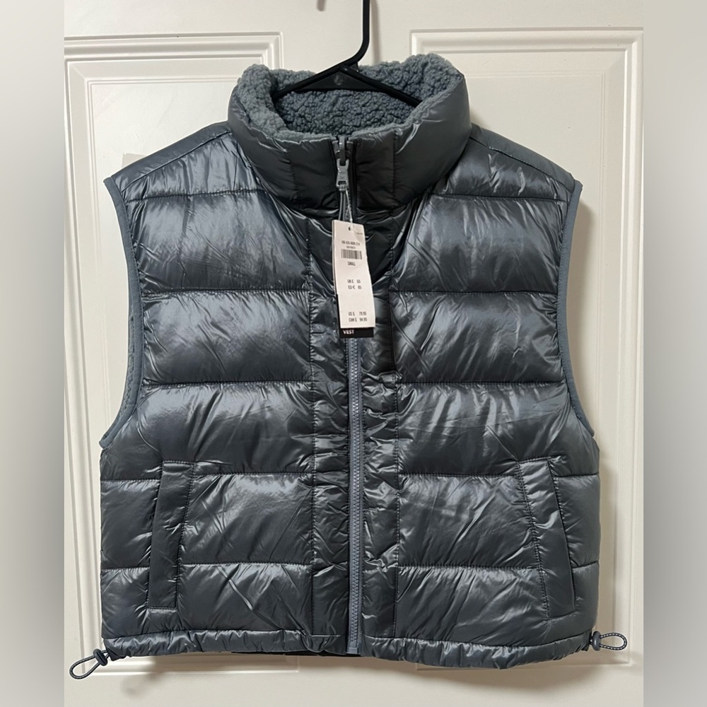 Gilly Hicks Women's Gray Puffer Vest